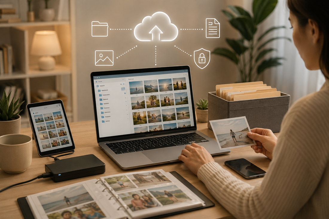 Digital Friday by The Friday Collective — photo digitising, document scanning, and digital organisation delivered by Ivan