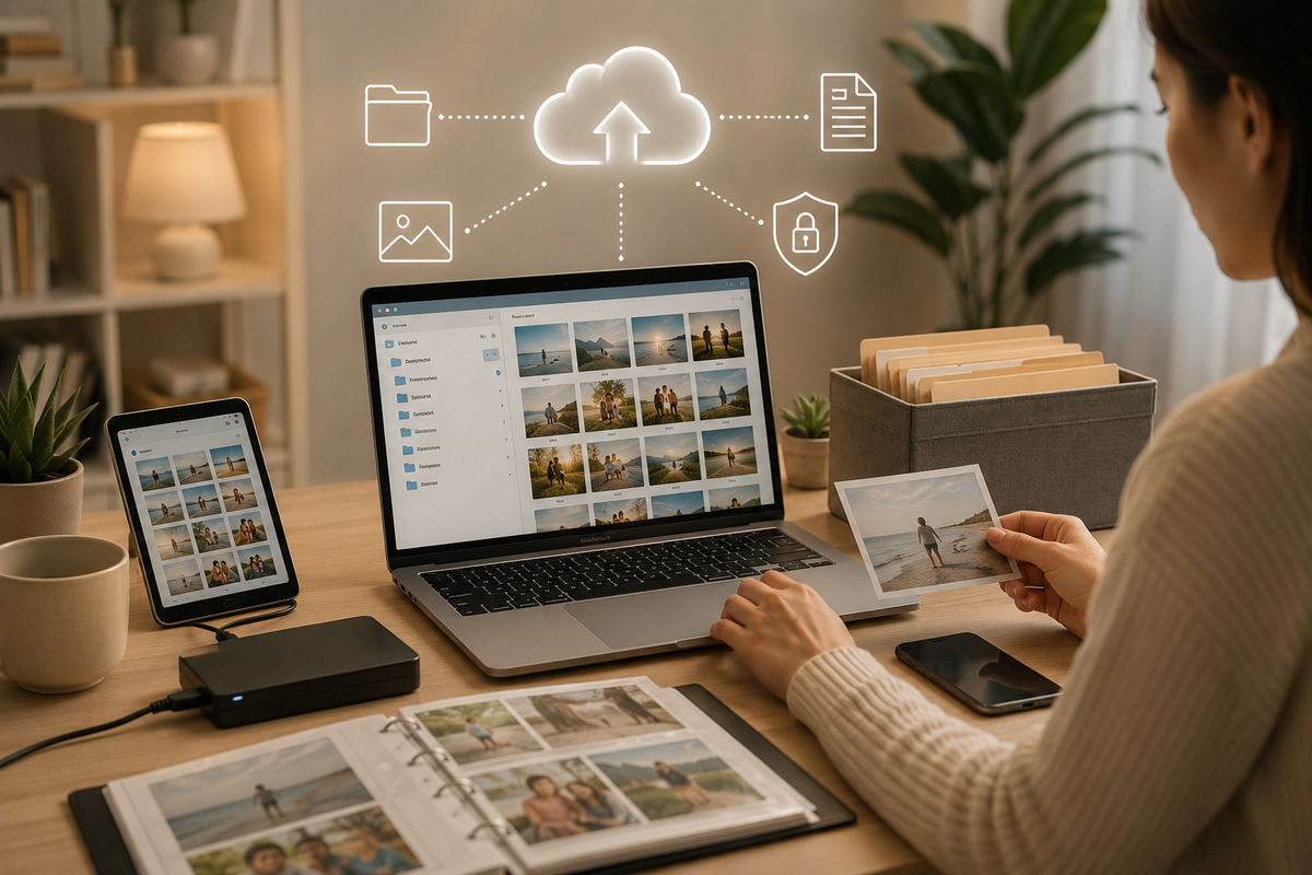 Digital Friday by The Friday Collective — photo digitising, document scanning, and digital organisation delivered by Ivan